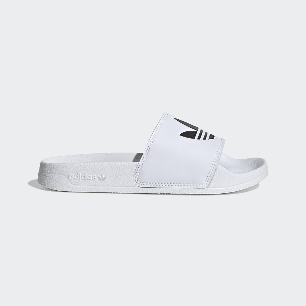 Papuci Adidas Adilette Lite Fete Romania - Albi/Negrii EG8272